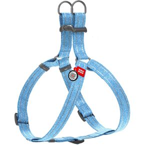 WAUDOG Re-Cotton Dog Harness Eco-Friendly Dog Harness for Small, Medium & Large Dogs - Reflective Dog Harness w/QR ID Tag - Puppy Harness for Male & Female Dogs