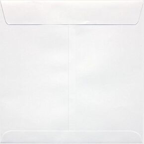 LUXPaper Square Invitation Envelopes | Peel & Press | 6" x 6" | White Linen | 80lb. Text | 50 Qty in Kuwait