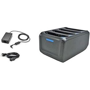 4-Port Battery Charging Cradle Kit for TC77, TC72, TC75, TC70 Android Scanners | SAC-TC7X-4BTYC1 (Power Assembly Included) (Renewed)