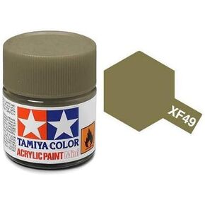 TAMIYA 81749 Acrylic Mini XF49 Khaki 1/3 oz