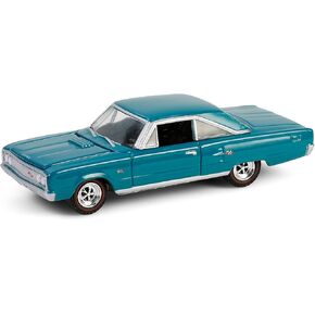 1967 R/T Hemi Turquoise Metallic Hemi 60th Anniversary Anniversary Collection Series 17 1/64 Diecast Model Car by Greenlight 28160C