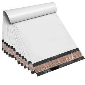White Poly Mailers, 100 Pack, Small Business Packaging Supplies,Shipping Bags, Shipping Envelopes, Strong Self-Seal Tear-resistant (12X15.5 100PC)