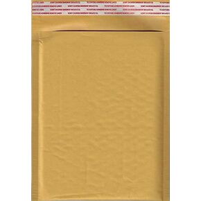 Kraft Bubble Mailers, #0, 6.5" x 9", Pack of 250 By ValueMailers