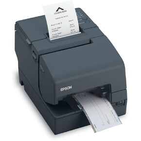 Epson C31CB25A8791 TM-H6000IV Multifunction Printer, 9 Pin, Without MICR, Drop in Validation, Parallel and USB Interfaces, Without PS-180, Cool White