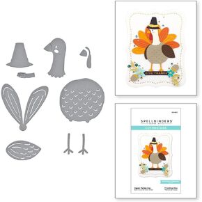 Spellbinders Happy Turkey Day Dies, Metal