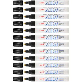 Paint Marker, Black, PK12