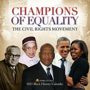 2025 African American Monthly Wall Calendar, Shades of Color: Black History, Highlighting Black Culture Through Beautiful Art, 12 by 12 Inches