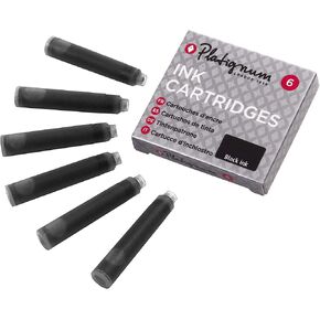 Fountain Pen Cartridge Black [6 Pack] 50520 Ink Cartridge
