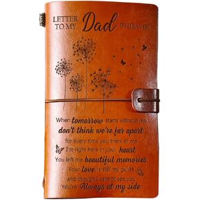 PRSTENLY Memorial Gifts for Loss of Mom Leather Journal, Loss of a Mother Sympathy Gifts Bereavement Gift Idea, Remembrance Condolence in Memory of Loved One Gifts (Mom)
