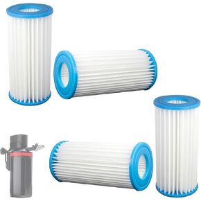 4 Pack Micron Filter Cartridges Compatible with Marineland Magnum ML90770 Canister Filters & Magnum Canister Filters for Freshwater and Saltwater Aquarium Water Polishing