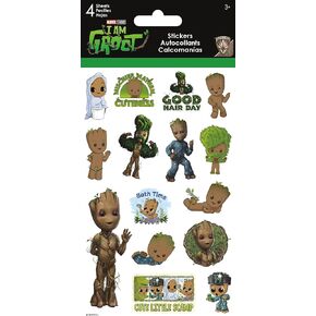 I AM Groot - Standard 4 Sheet Stickers Standard Stickers - 4 Sheet