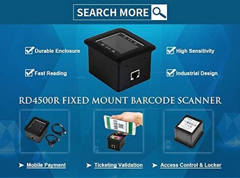 RD4500R USB 2D Fixed Mount Terminal with Barcode Scanner Module for Kiosk or Turnstile Mobile Payment in Saudi Arabia