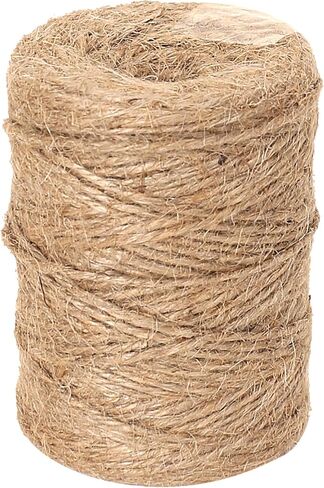 984 Feet Jute Twine String 1mm Natural Thin Twine for Crafts Gardening Garden Plant Gift Wrapping Art Decoration Packing Material Christmas Twine (2 ply) in Kuwait