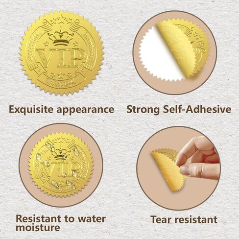 WADORN 100Pcs Sun Gold Foil Stickers, 2 Inch Sun Tarot Card Gold Envelopes Seals Boho Sun Face Self Adhesive Embossed Seal Labels for Invitations Greeting Card Envelopes Gift Packaging Diary Decor in Saudi Arabia