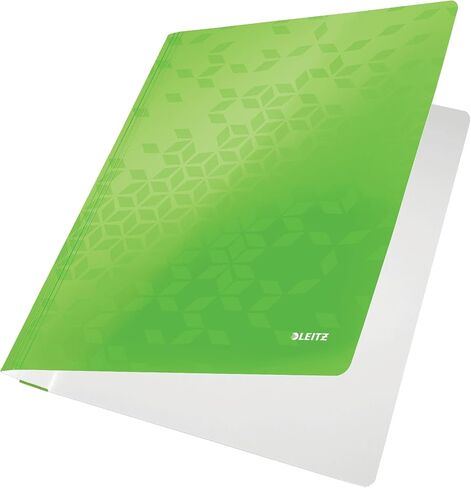 Leitz A4 Laminated Card Report Files, Pack of 10, 250 Sheet Capacity, White, Wow Range, 30010095 in Saudi Arabia