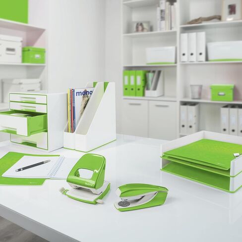 Leitz A4 Laminated Card Report Files, Pack of 10, 250 Sheet Capacity, White, Wow Range, 30010095 in Saudi Arabia