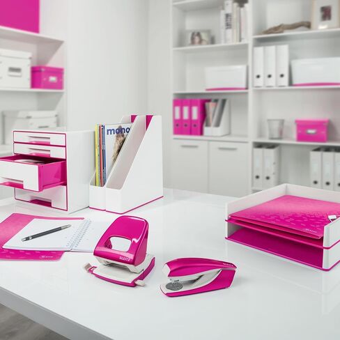Leitz A4 Laminated Card Report Files, Pack of 10, 250 Sheet Capacity, White, Wow Range, 30010095 in Saudi Arabia