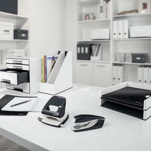 Leitz A4 Laminated Card Report Files, Pack of 10, 250 Sheet Capacity, White, Wow Range, 30010095 in Saudi Arabia