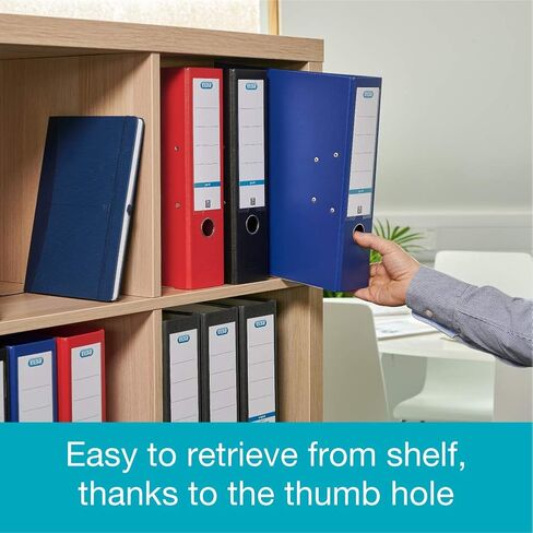 A4 Lever Arch Files, Red/Black/Blue, 6 Folders in Saudi Arabia