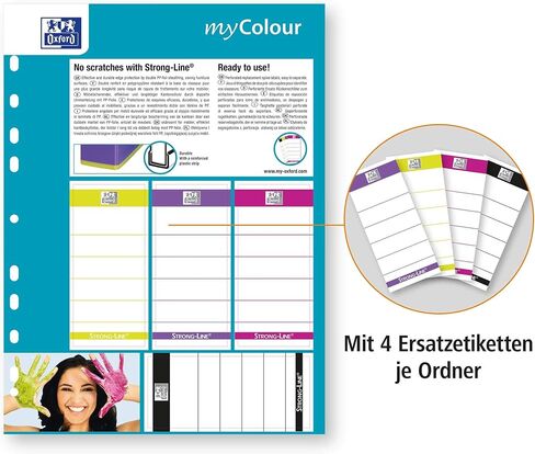 Oxford myColour A4 Folder 2 Tone Pack of 3 in Saudi Arabia