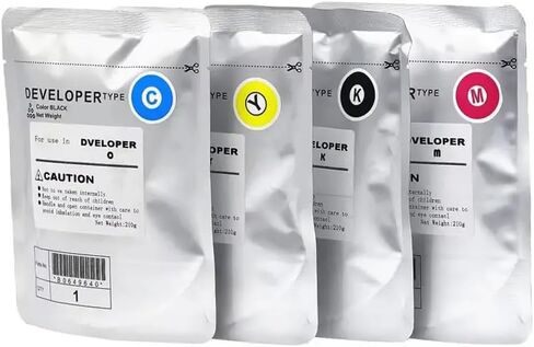 1PCS DV313 DV 313 C308 C258 Developer Powder Compatible with C308 C368 C458 C558 C658 C258 308 368 458 558 CMYK(1Set BK C M Y) in Saudi Arabia