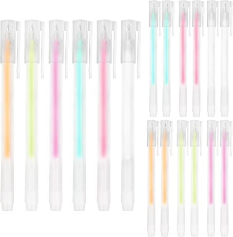 18 pcs Quick Dry Glue Pens Set - Scrapbook Quick Drying Glue Pen, Quick Drying Color Spot Glues Pen, Precise Control Fine Tip Crafting Liquid Glues Pens for Scrapbooking, Card Making & Crafts in Saudi Arabia