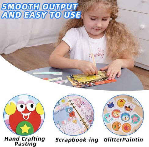 18 pcs Quick Dry Glue Pens Set - Scrapbook Quick Drying Glue Pen, Quick Drying Color Spot Glues Pen, Precise Control Fine Tip Crafting Liquid Glues Pens for Scrapbooking, Card Making & Crafts in Saudi Arabia
