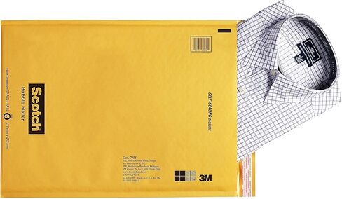 Scotch Bubble Mailer, 9.5 in x 13.5 in, Size #4, Kraft, 1/Pack (7974-25-CS) in Saudi Arabia
