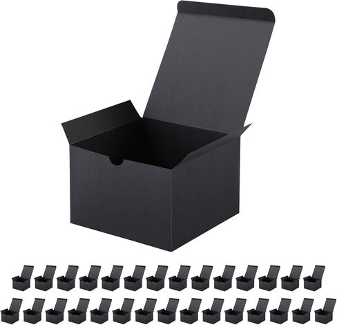 10 Gift Boxes 9.5x6.5x4 Inches, Matte Black Gift Boxes Bulks for Mother's Day, Father's Day, Party, Birthday, Groomsman Proposal Boxes for Light Gifts in Kuwait