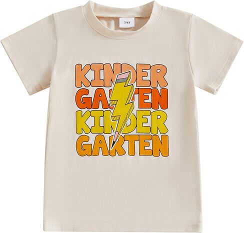 Toddler Boy Girl Summer Clothes First Day of School Shirt in My Pre school Era Shirt Toddler Kindergarten Shirts in Kuwait