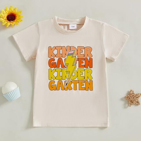 Toddler Boy Girl Summer Clothes First Day of School Shirt in My Pre school Era Shirt Toddler Kindergarten Shirts in Kuwait