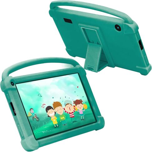 8 Inch Kids Tablet, Android 11 Toddler Tablet, 32GB ROM+2GB RAM, Quad-core Processor, 1280x800 IPS HD Eye-Care Touchscreen, 8MP Camera Tablets PC with Silicone Case in Kuwait