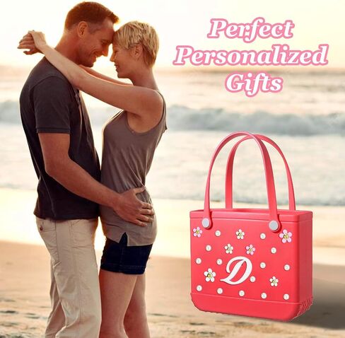 AIERSA Charms for Bogg Bag,Letter Pearl Charms for Beach Bag in Saudi Arabia