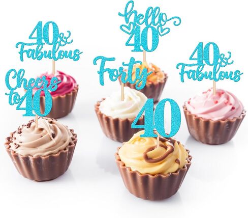 30 PCS Happy 10th Birthday Cupcake Toppers Glitter Ten Hello 10 Cupcake Picks Cheers to 10 Fabulous Cupcake Decorations for 10th Birthday Anniversary Party Cake Decorations Supplies Pink in Kuwait