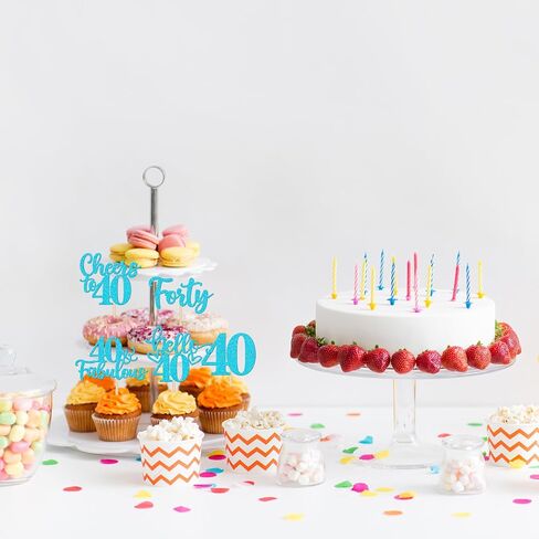 30 PCS Happy 10th Birthday Cupcake Toppers Glitter Ten Hello 10 Cupcake Picks Cheers to 10 Fabulous Cupcake Decorations for 10th Birthday Anniversary Party Cake Decorations Supplies Pink in Kuwait