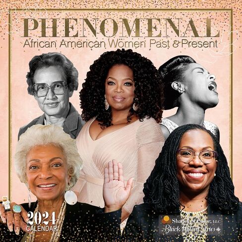 2025 African American Monthly Wall Calendar, Shades of Color: Black History, Highlighting Black Culture Through Beautiful Art, 12 by 12 Inches in Saudi Arabia