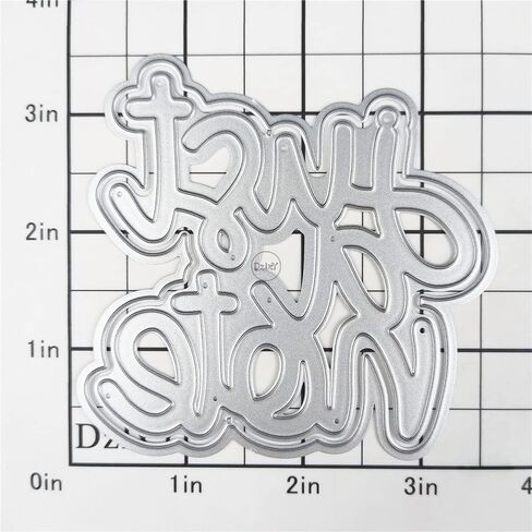 DzIxY Shadow Just Note Metal Cutting Dies for Card Making Scrapbook Kit Embossing Paper Die Cuts Machine Stencils Storage Pockets Supplies in Kuwait