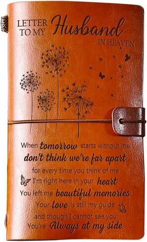 PRSTENLY Memorial Gifts for Loss of Mom Leather Journal, Loss of a Mother Sympathy Gifts Bereavement Gift Idea, Remembrance Condolence in Memory of Loved One Gifts (Mom) in Kuwait