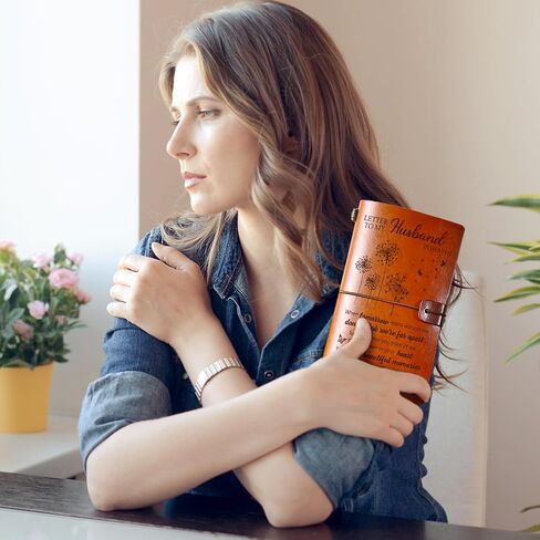 PRSTENLY Memorial Gifts for Loss of Mom Leather Journal, Loss of a Mother Sympathy Gifts Bereavement Gift Idea, Remembrance Condolence in Memory of Loved One Gifts (Mom) in Kuwait