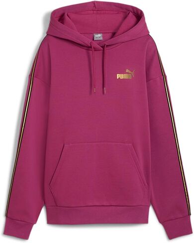 PUMA Women's Essentials Logo Fleece Hoodie (Available in Plus Sizes), Alpine Snow, Medium in Saudi Arabia