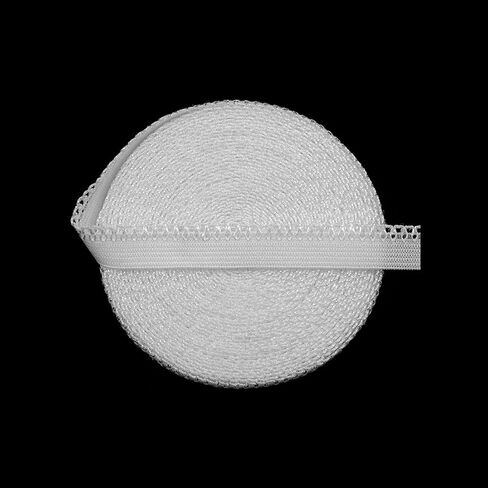 10 Yards 3/8" 10mm Picot Loop Lace Trim Elastics Decorative Spandex Band Tape Underwear Lingerie Dress Sewing Craft (Nude) in Saudi Arabia