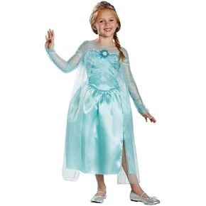 Disney's Frozen Elsa Snow Queen Gown Classic Girls Costume, Medium/7-8