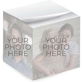 Personalized Photo Sticky Note Pads / 4" x 3" Repositionable Custom Sticky Notes / 50 Sheets Per Pad/Set of 6 / Made in USA