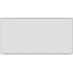 Universal Dry Erase Marker Board, Melamine, 96 x 48, Silver Aluminum Frame