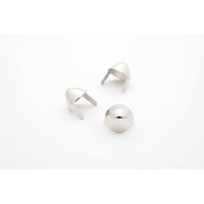 DOGNNAK Silver Metal Studs - Punk Most Popular Studs for Clothing Leather - Standard Cones - 500 Pack - Silver