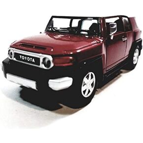 Kinsmart Candy Apple Red Toyota FJ Cruiser SUV 1/36 Scale Diecast Car