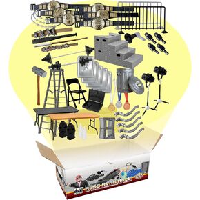 50 Piece Accessory Starter Kit for Wrestling Figures
