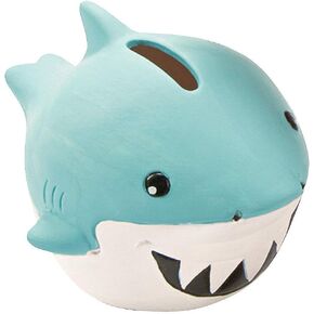 DIY Ceramic Shark Piggy Bank - Set of 12 - Crafts for Kids and Fun Home Activities
