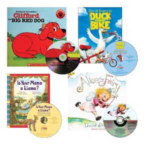 Kaplan Early Learning Read-Aloud Books and Set of 4 Colorful Children's Books