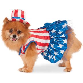 Rubies Costume 4th of July Collection Pet Costume, Patriotic Pooch Girl